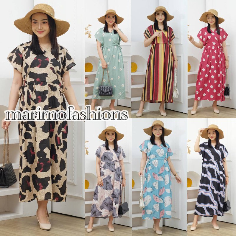 Daster Kimono Busui Panjang Semata Kaki Daster Viral Kekinian