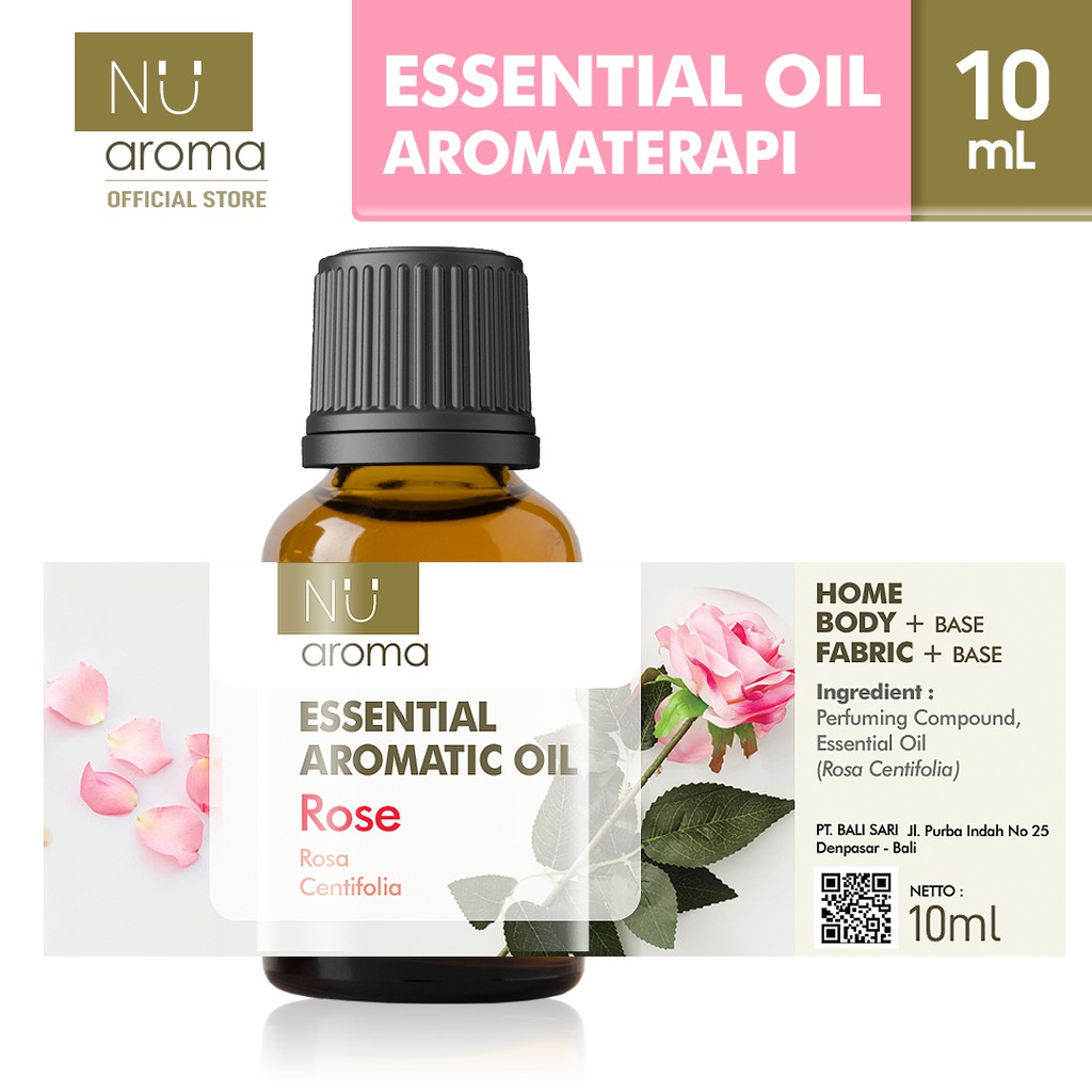 Nu Aroma Essential Aromatic Oil Rose / Mawar