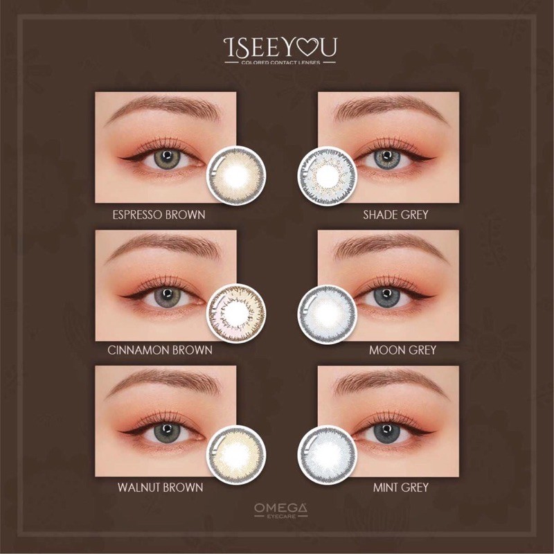 Softlens NATURAL I SEE YOU 14.5mm  Normal - OMEGA / FREE LENSCASE - KASIMURA