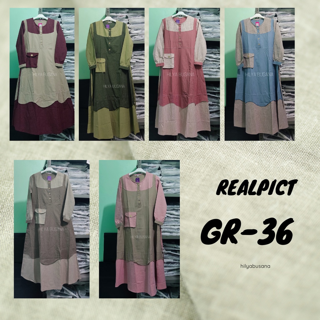 Rauna Gamis Remaja / RGR - 36 / Fashion Muslim