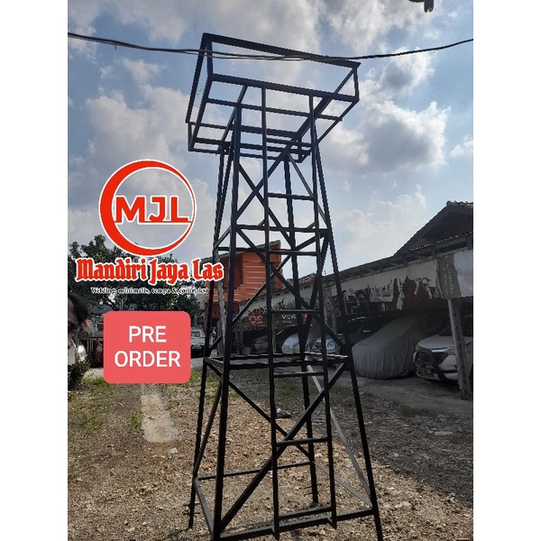 menara torn air tinggi 3meter untuk torn 1000liter