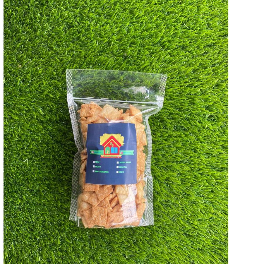 

66D♧ RS Makaroni Bantet Standing Pouch Besar rasa Pedas Manis/Balado/Jagung Bakar/Sapi Panggang/ Asin Barang Bagus