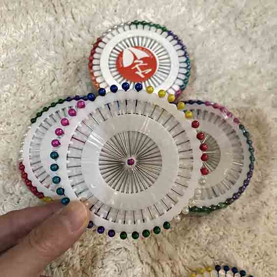 JARUM PENTUL BULAT (1 papan isi 40pcs)