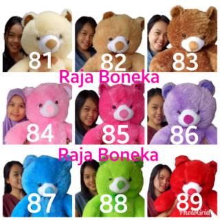  BONEKA BERUANG TEDDY BEAR BESAR JUMBO LUCU GIANT 9 WARNA 