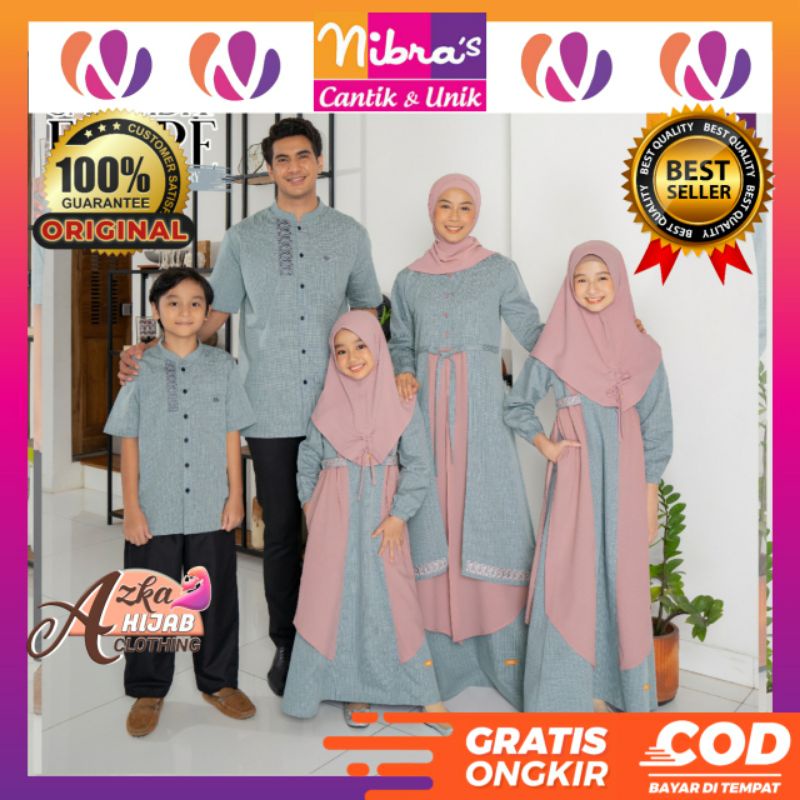 SARIMBIT NIBRAS TERBARU 2022 / NIBRAS BAJU GAMIS TERBARU 2022 / BAJU SARIMBIT COUPLE / BAJU COPLE PA