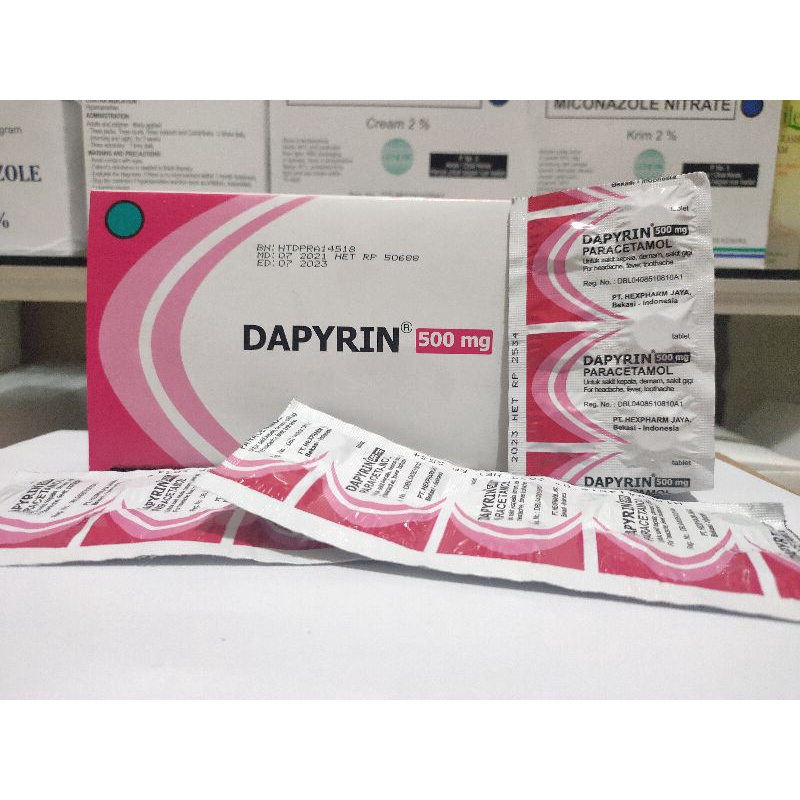 DAPYRIN 500 MG @1STRIP @10TABLET DAPIRIN