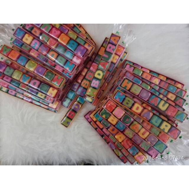 

Coklat Karakter Souvenir Gift Hadiah Kado