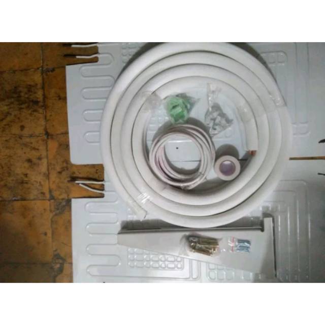 Paket pasang ac pipa AC artic 3meter 1pk 1/2pk 3/4pk R32 R410