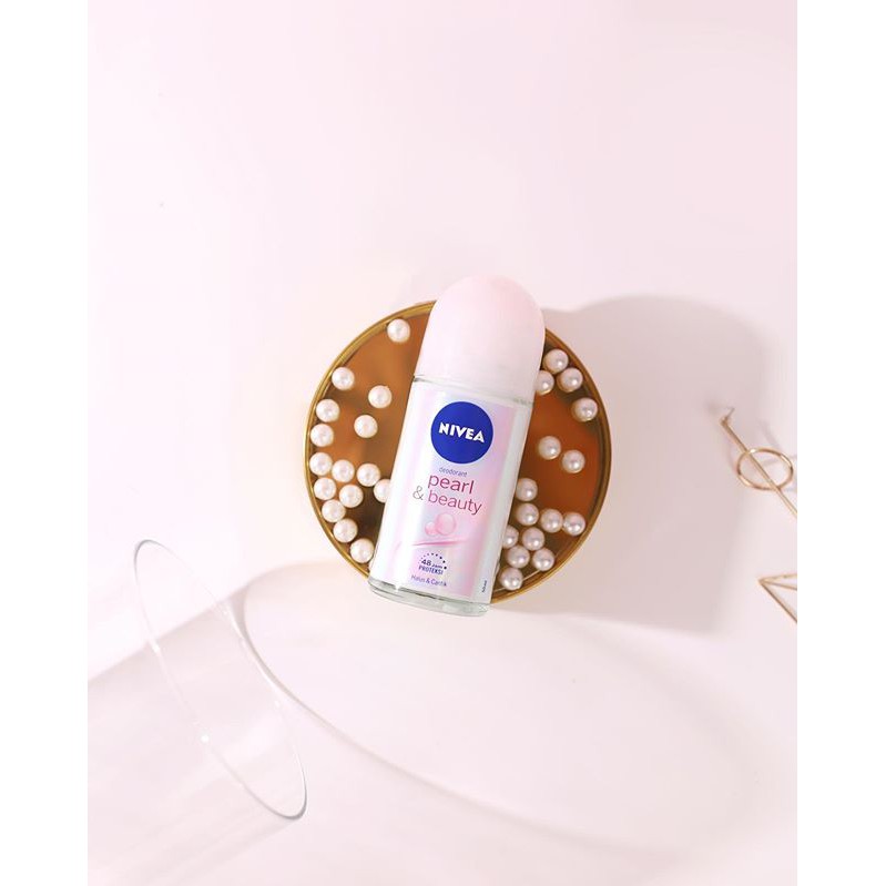 ❤ BELIA ❤ NIVEA Deodorant Roll On | 25 | 50 | Men | Women | Whitening Pearl Beauty Silk Touch Hijab deodoran