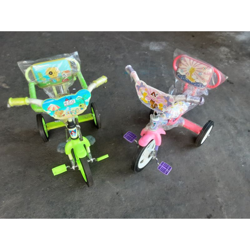 sepeda roda tiga alfrex arava cat sandaran tongkat