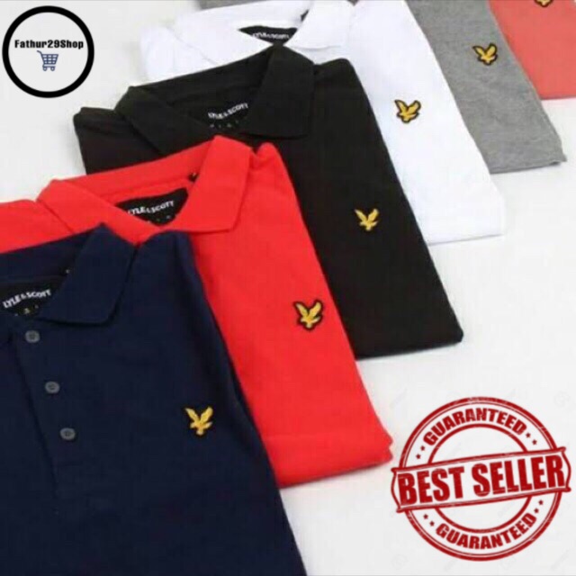 Kaos polo casual lyle&scott/grade original with tag/kaos pria termurah