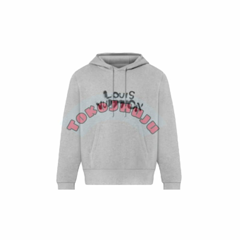 Hoodie Jumper Kpop BTS Jin style LUOIS VUTTON sablon depan