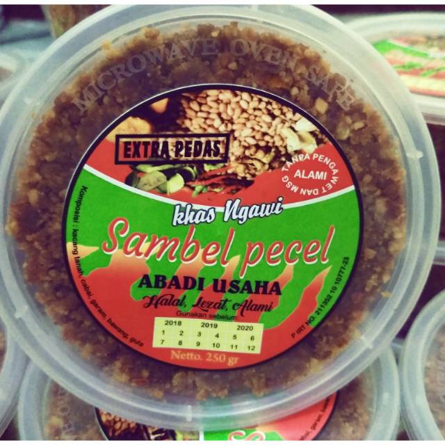 

Sambel Pecel Khas Ngawi Jawa Timur