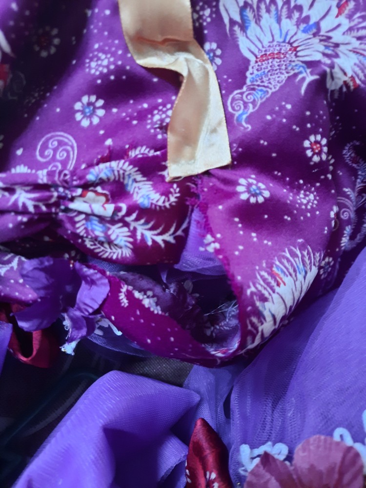 Gaun Pesta Anak Perempuan Mewah Batik/ Baju Batik Anak/ Baju Pesta Batik Anak/batik Anak/baju Batik