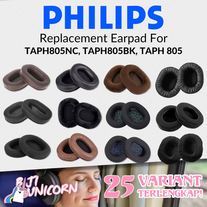 Earpad Earcup Phillips TAPH805NC TAPH805BK TAPH 805 TAPH805 Busa Foam