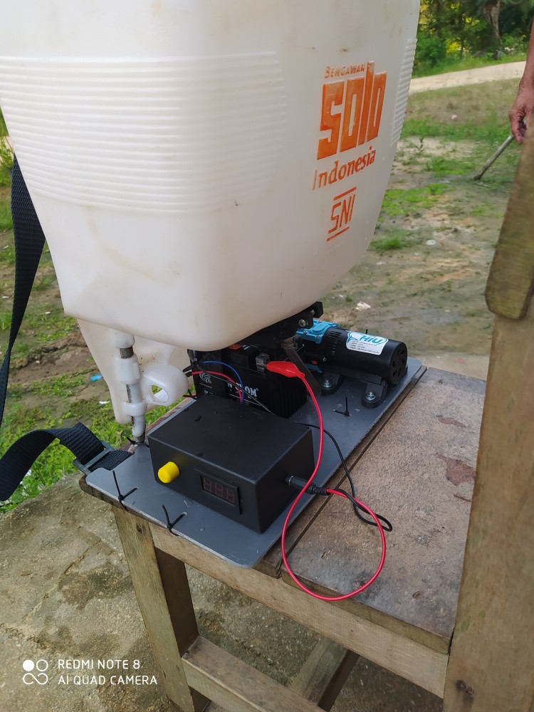 Paket Pompa Untuk Semprotan Pertanian Elektrik Tanpa Aki - Solo V2