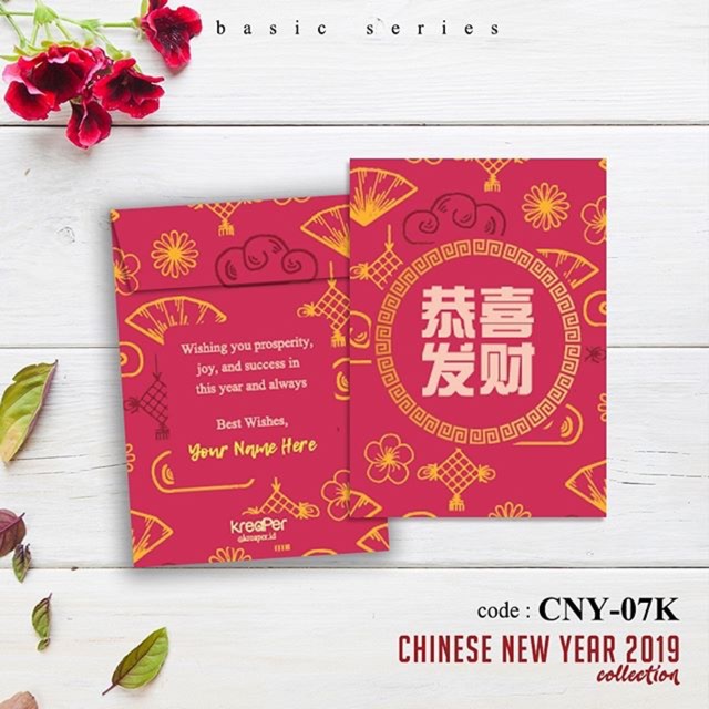 

Amplop Kecil Imlek 2019 Murah Kode CNY-07K