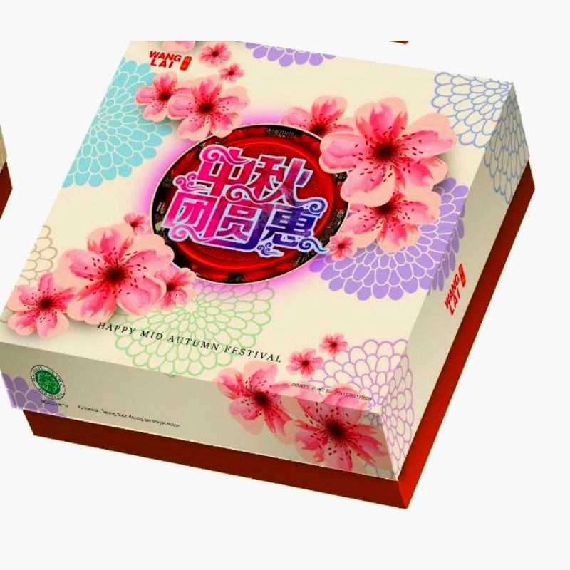 Mooncake Durian Asli Kue Bulan Wang Lai Wanglai Isi 4 Halal