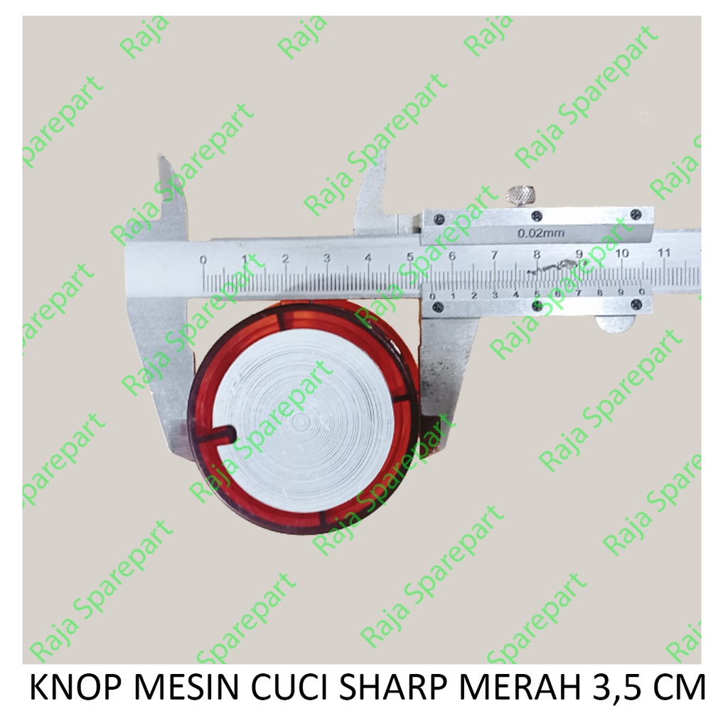 KNOP MESIN CUCI SHARP MERAH 3,5 CM