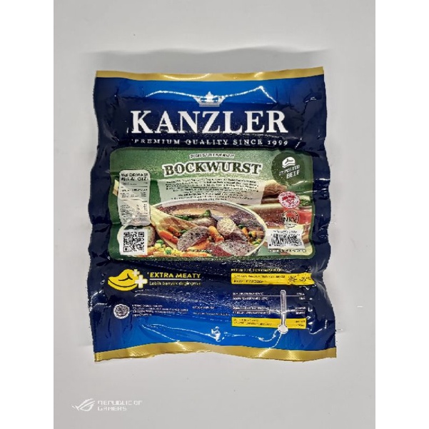 

Kanzler Sosis Boockwurst 360gr