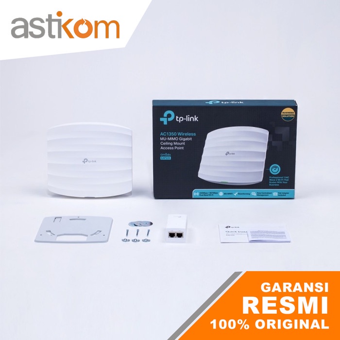 TP-Link EAP225 AC1350 MU-MIMO Gigabit Ceiling Mount Access Point