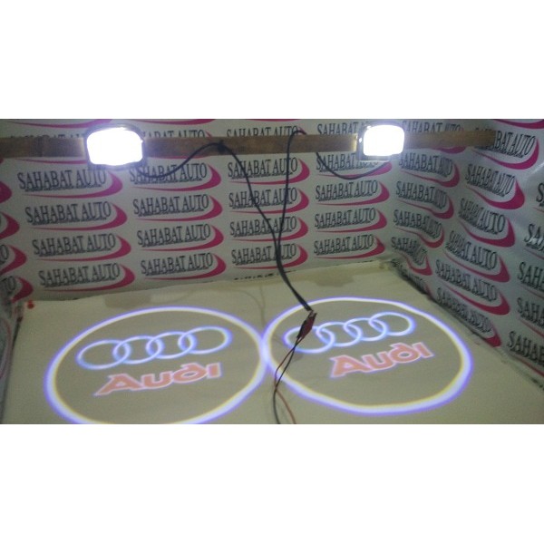 Lampu Led Pintu Logo Audi