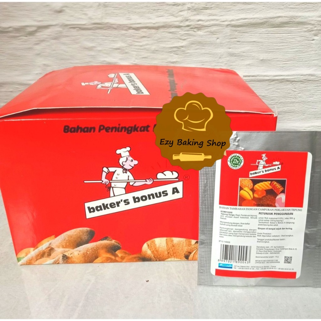 Baker Bonus A Bread Improver 10gr (Sachet) - Pengempuk Roti