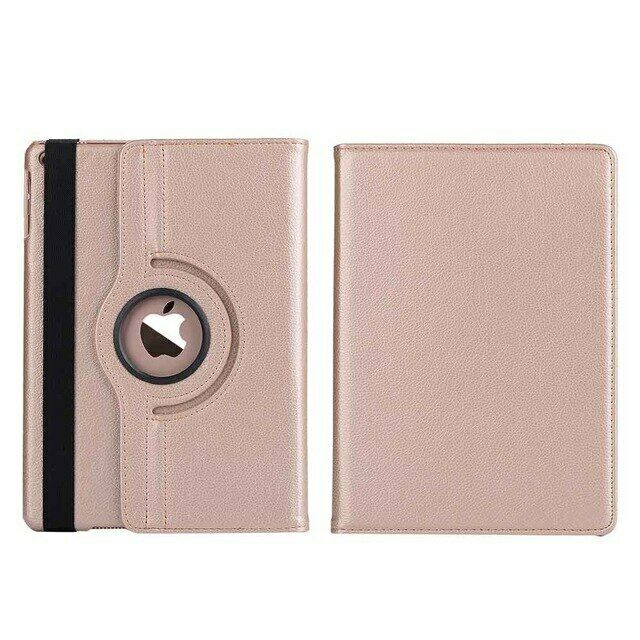 Casing Flip Case Kulit Magnetik Untuk Apple Ipad 9.7 6th 5th 2017-18, Dapat Berputar 360 Derajat