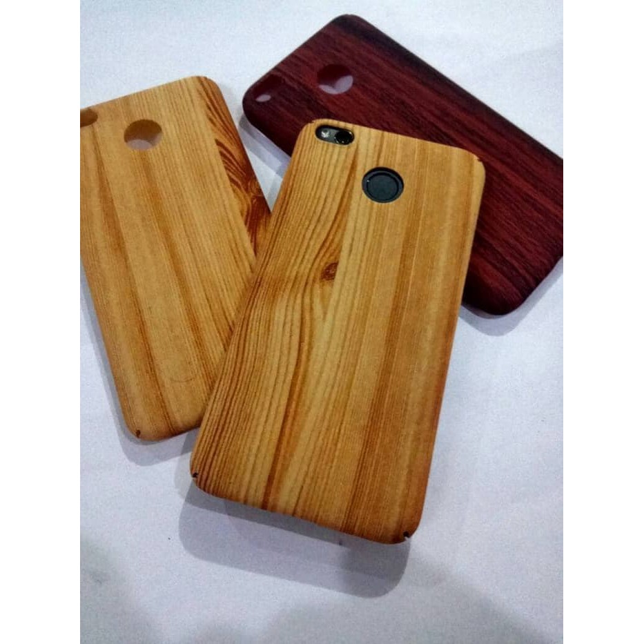 Ready Hard Case Kayu Redmi 4X Case Wood Redmi 4X Bamboo Case Redmi 4X