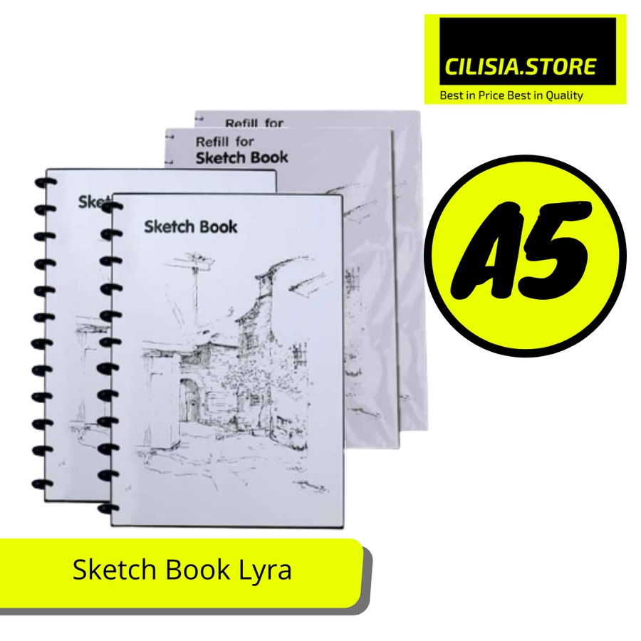 

Buku Sketsa Lyra Sketch Book Lyra A5 Isi 30 Lembar Bisa Isi Ulang