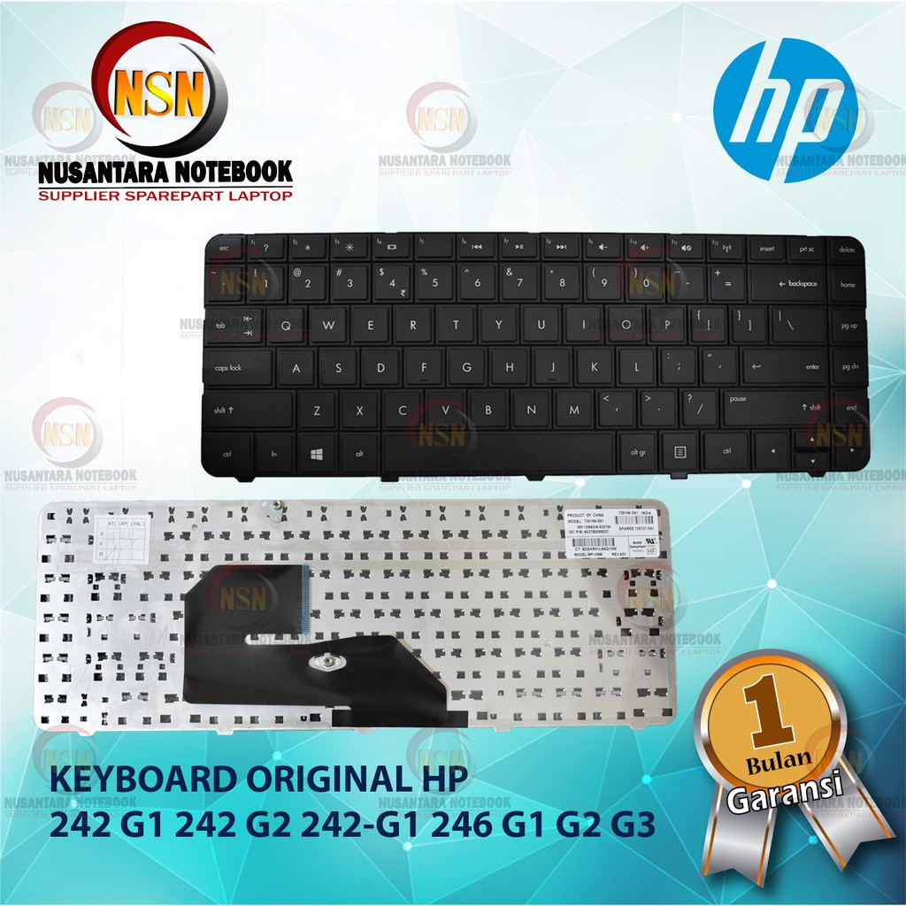 Keyboard Original HP 242 G1 242 G2 242-G1 246 232 G1 G2 G3