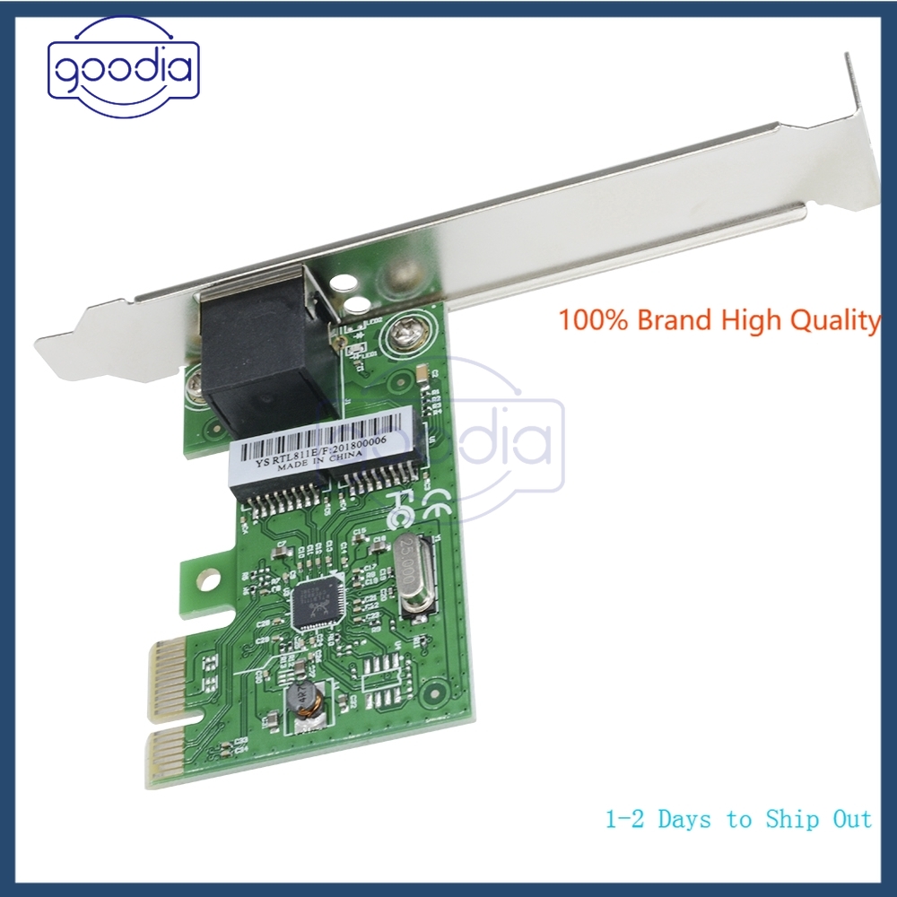 Kartu Jaringan Kontroler Pci-E Express 10/100/1000m Gigabit Lan