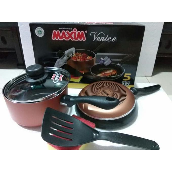 Maxim Venice Set / Panci Teflon / Fry Pan Teflon