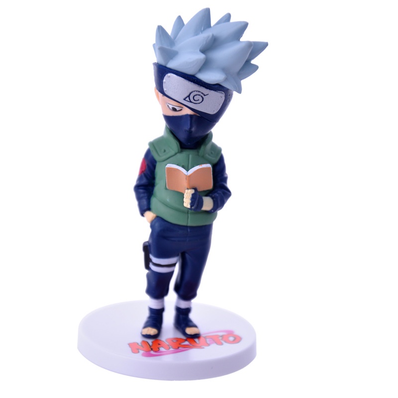 6pcs / Set Action Figure Anime Naruto Shippuden Uzumaki Hatake Kakashi Bahan PVC Untuk Hadiah Anak