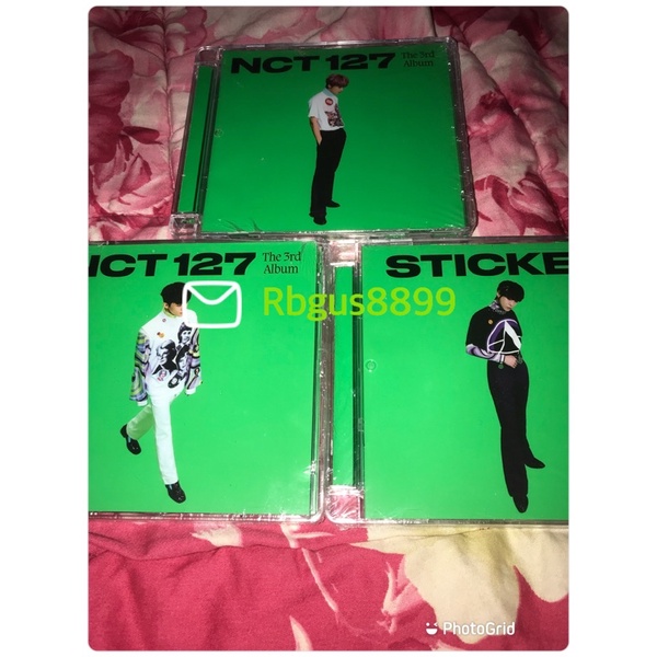 Album NCT 127 Sticker Jewel Case Ver (Doyoung, Mark, Haechan) + Rolled Poster