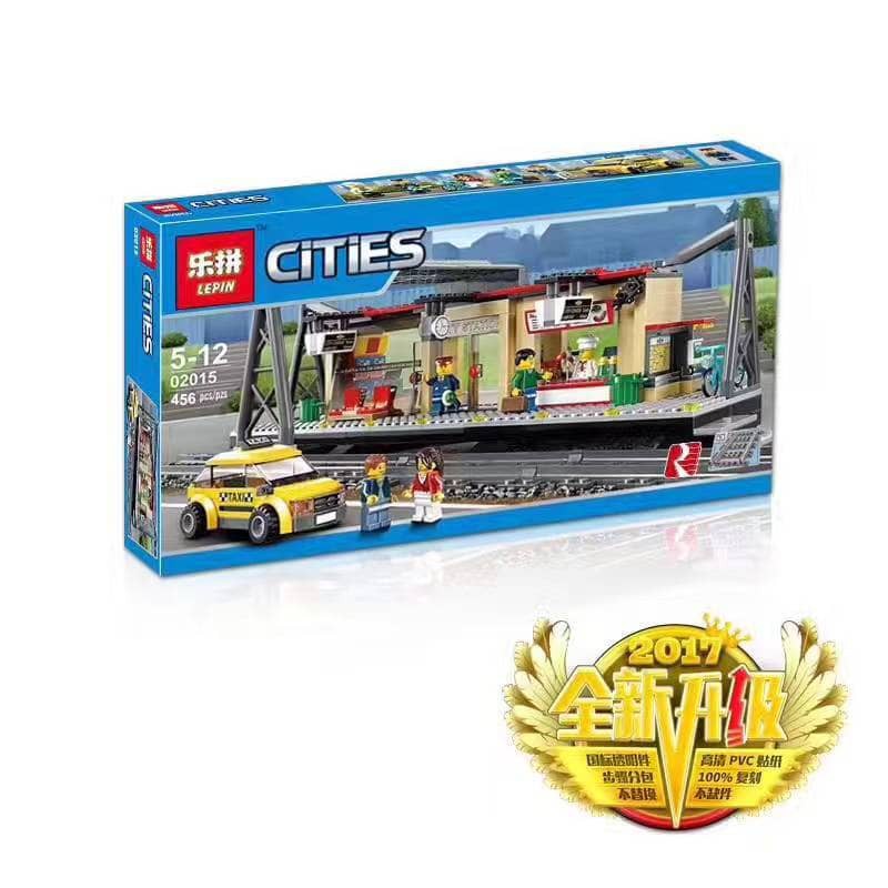 Lego Compatible Lepin 02015 City Series Train Station 456pcs