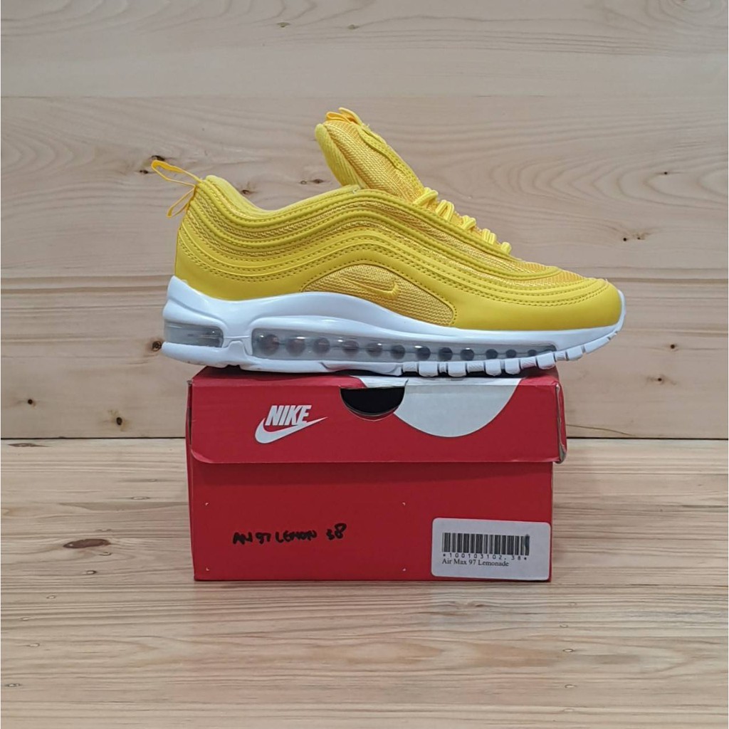 Sepatu Sneakers Wanita Nike Air Max 97 Lemonade Made In Vietnam BNIB