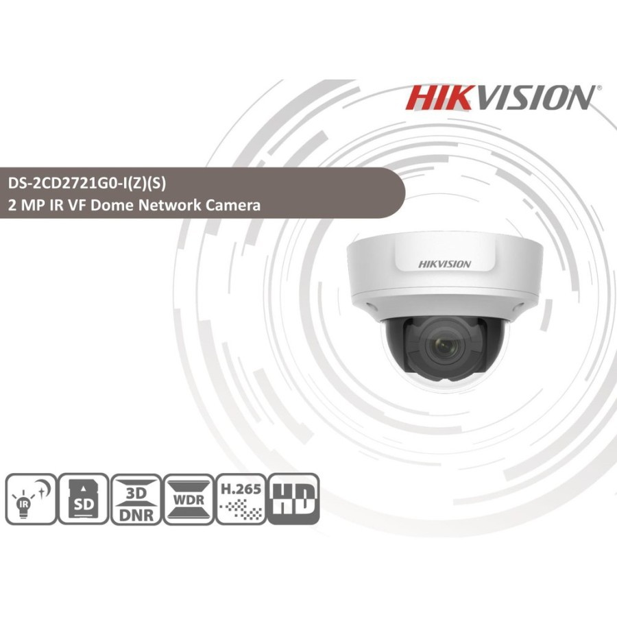 IPCAM HIKVISION DS-2CD2721G0-IZS IP Camera Hikvision 2MP Indoor IPCAM DS 2CD2721 G0-IZS