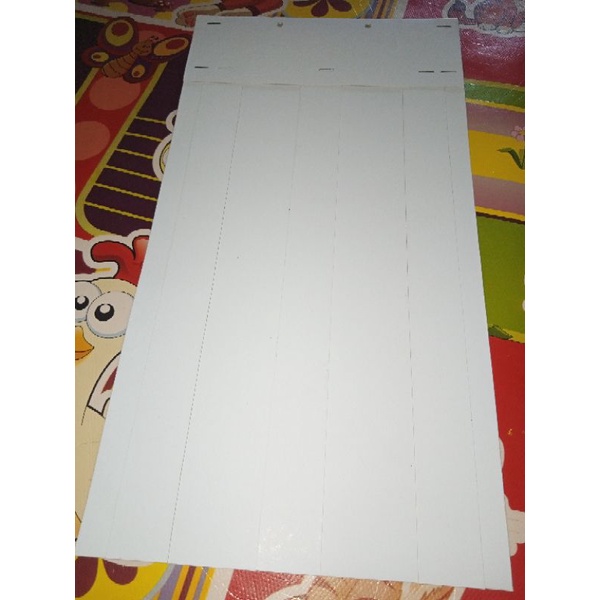 

Papan Mainan rentengan dari kertas duplek ukuran 22 x 43 cm