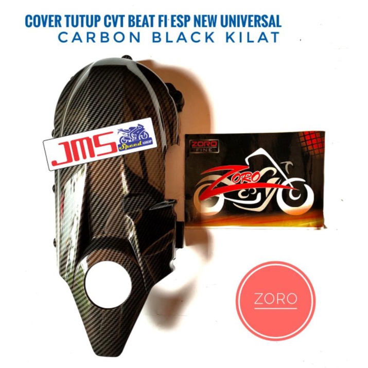 cover tutup cvt carbon honda beat esp fi 2016 sampai 2019 zoro pnp