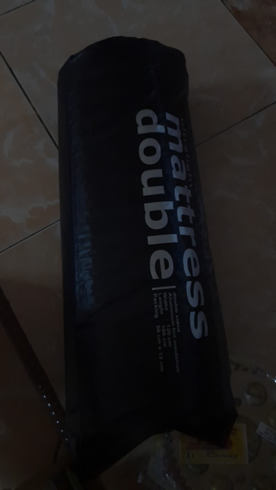Matras Aluminum Foil Double Side Matras Camping Hiking Outdoor