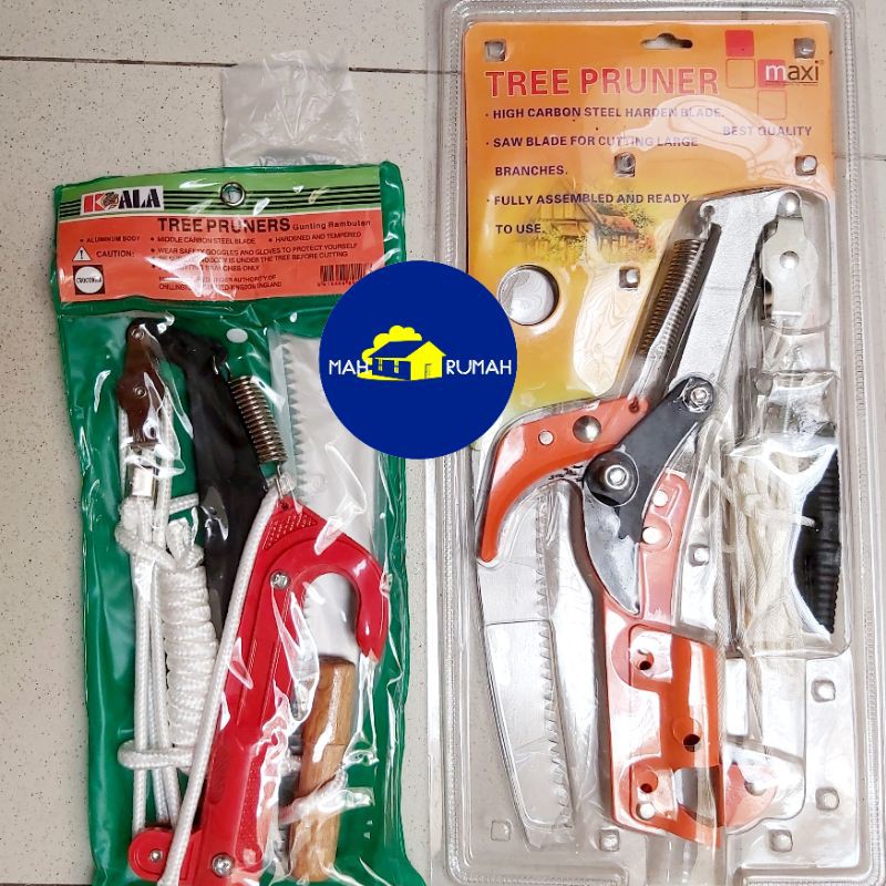 Gunting Dahan Tarik Pisau Tali Multifungsi Gergaji Graji Kopi Cengkeh / Tree Pruners - MAXI