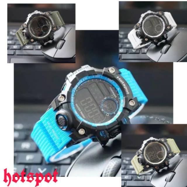 JAM TANGAN ANTI AIR PRIA DAN WANITA HOTSPOT