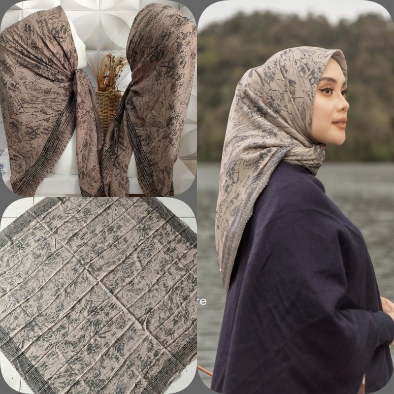 Hijab Voal motif zytadelia
