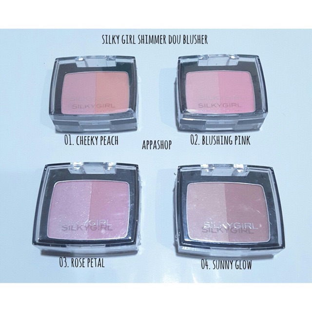 SILKY GIRL  shimmer duo Blush