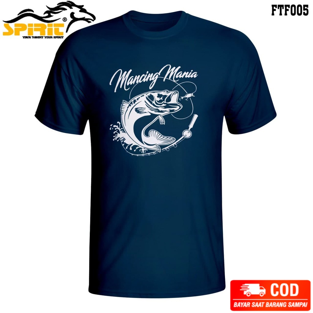 Baju Kaos Mancing Mania Kaos Distro Lengan Pendek Murah