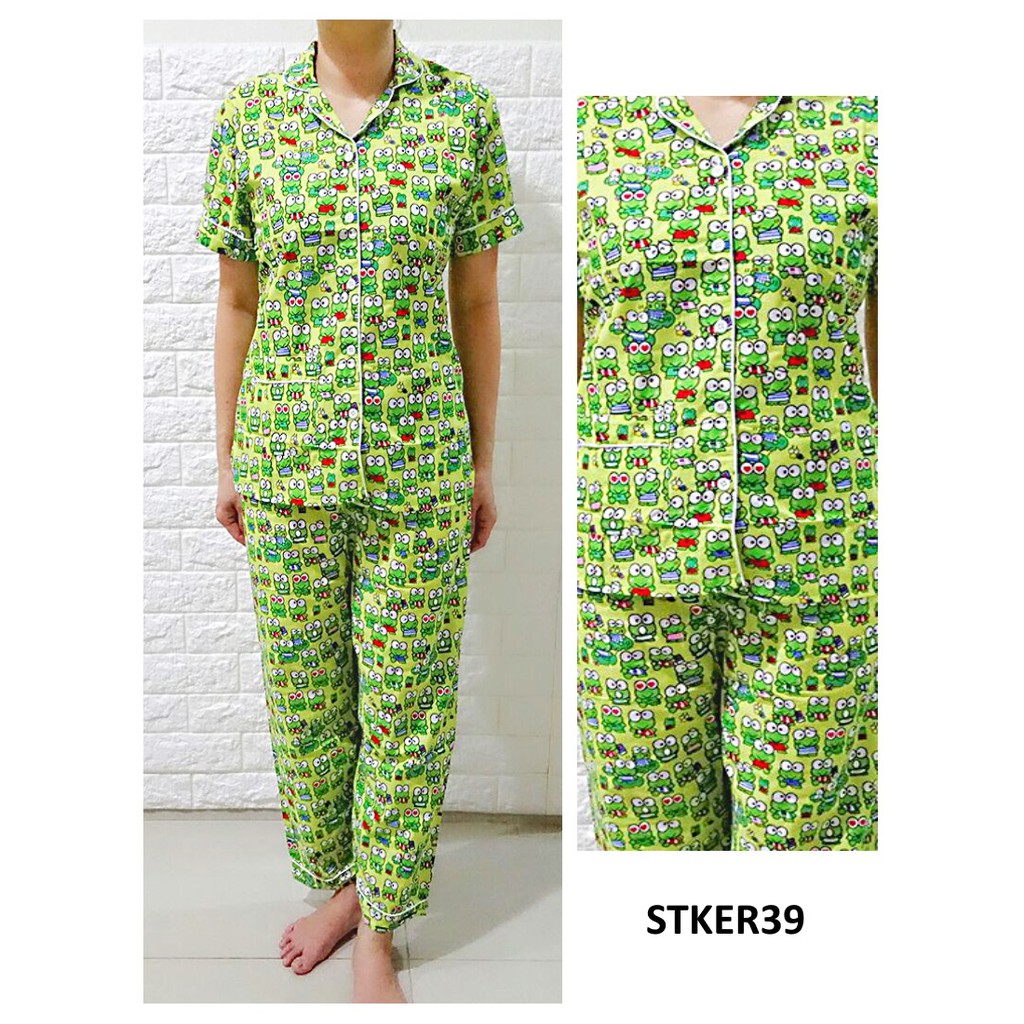 STKER39 - Setelan CP Kerropi Mini Friends Green