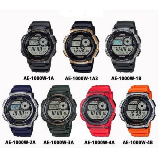 Jam tangan casio ae1000w ori garansi resmi 1 thn ae 1000