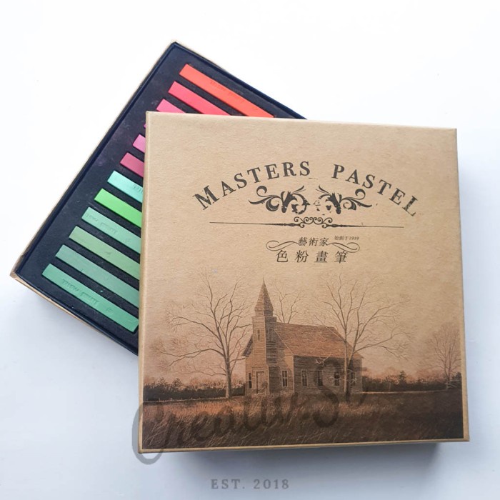 

PASTEL-DRY-OIL- MARIES PASTEL MASTERS 48 SOFT PASTEL DRY PASTEL -OIL-DRY-PASTEL.