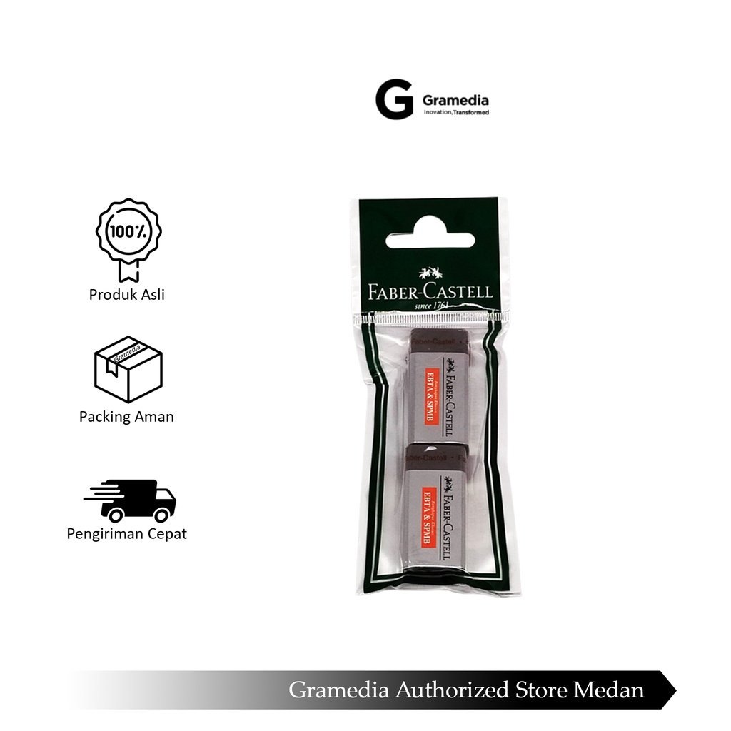 

Gramedia Medan - FABER ERASER SPMB / SET 2 PCS 187102